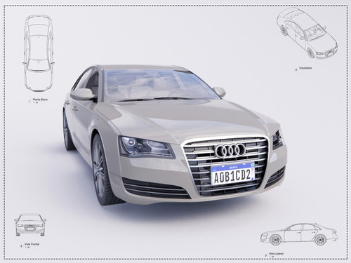 Car Audi A8 Revit High Quality | RevitImport