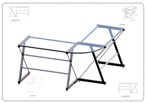 N Parametric Work Table High Quality | RevitImport