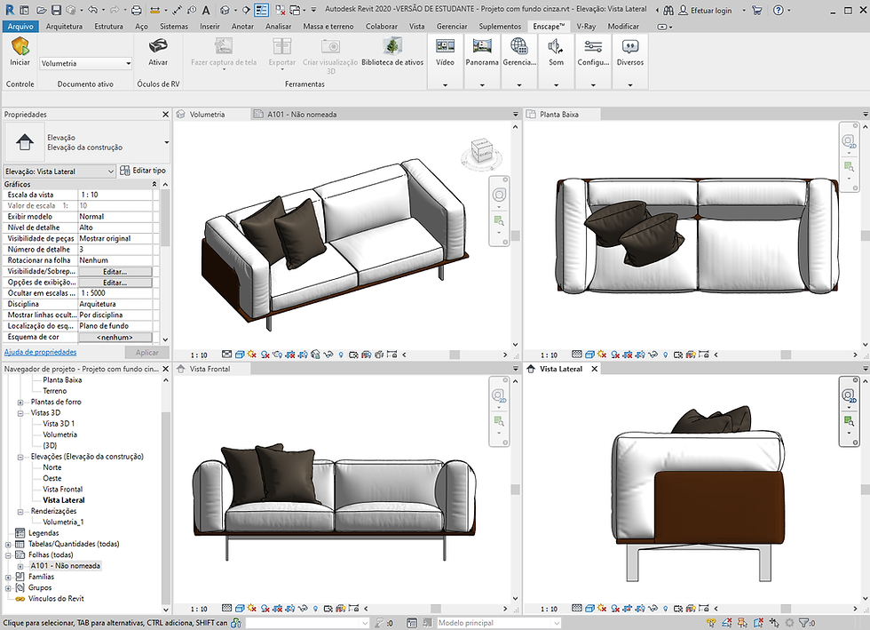 Thumbnail: Sofa Revit 44 High Quality