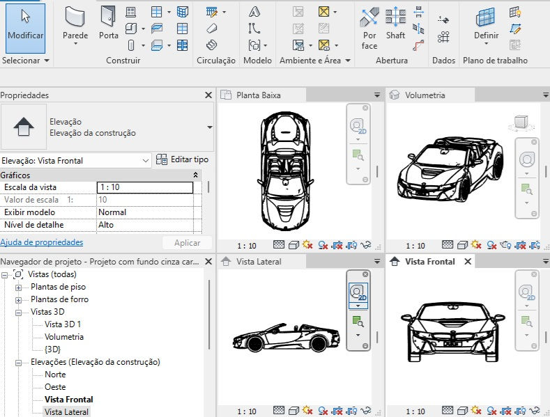 Thumbnail: Car BMW I8 roadster Revit Block Family