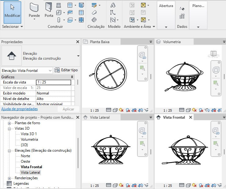 Thumbnail: Grill Gengiskan Revit Block Family