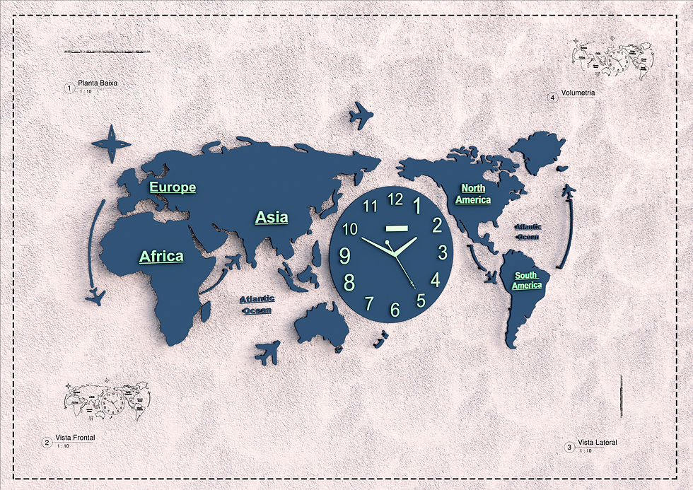 Thumbnail: World Map Clock Revit High Quality
