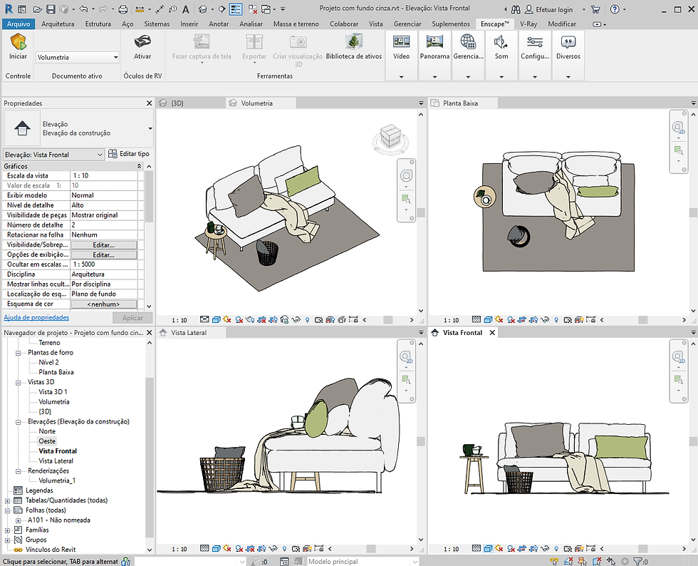 Thumbnail: Sofa Revit 45 High Quality