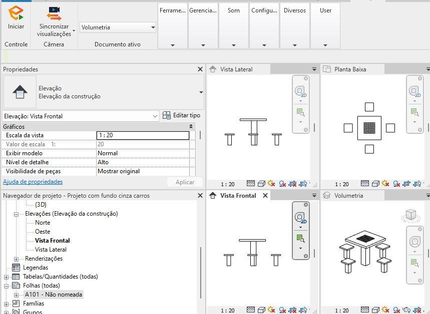 Thumbnail: Parametric E Concrete Table Revit High Quality