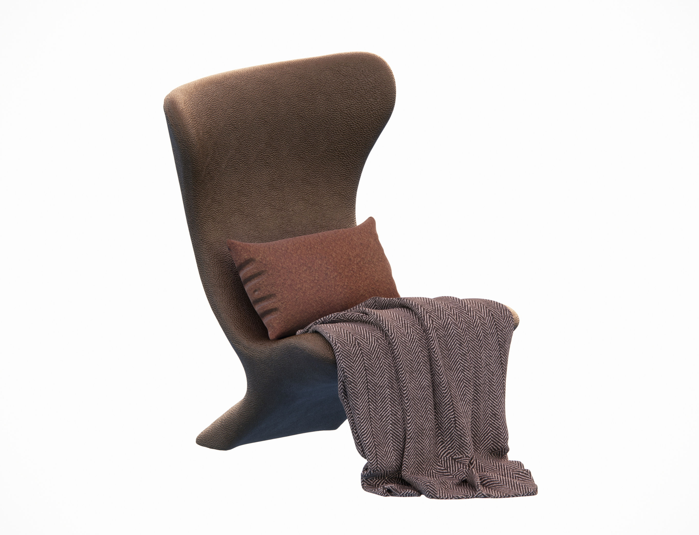 Armchair AI 06 Textured Revit Blocks 2023