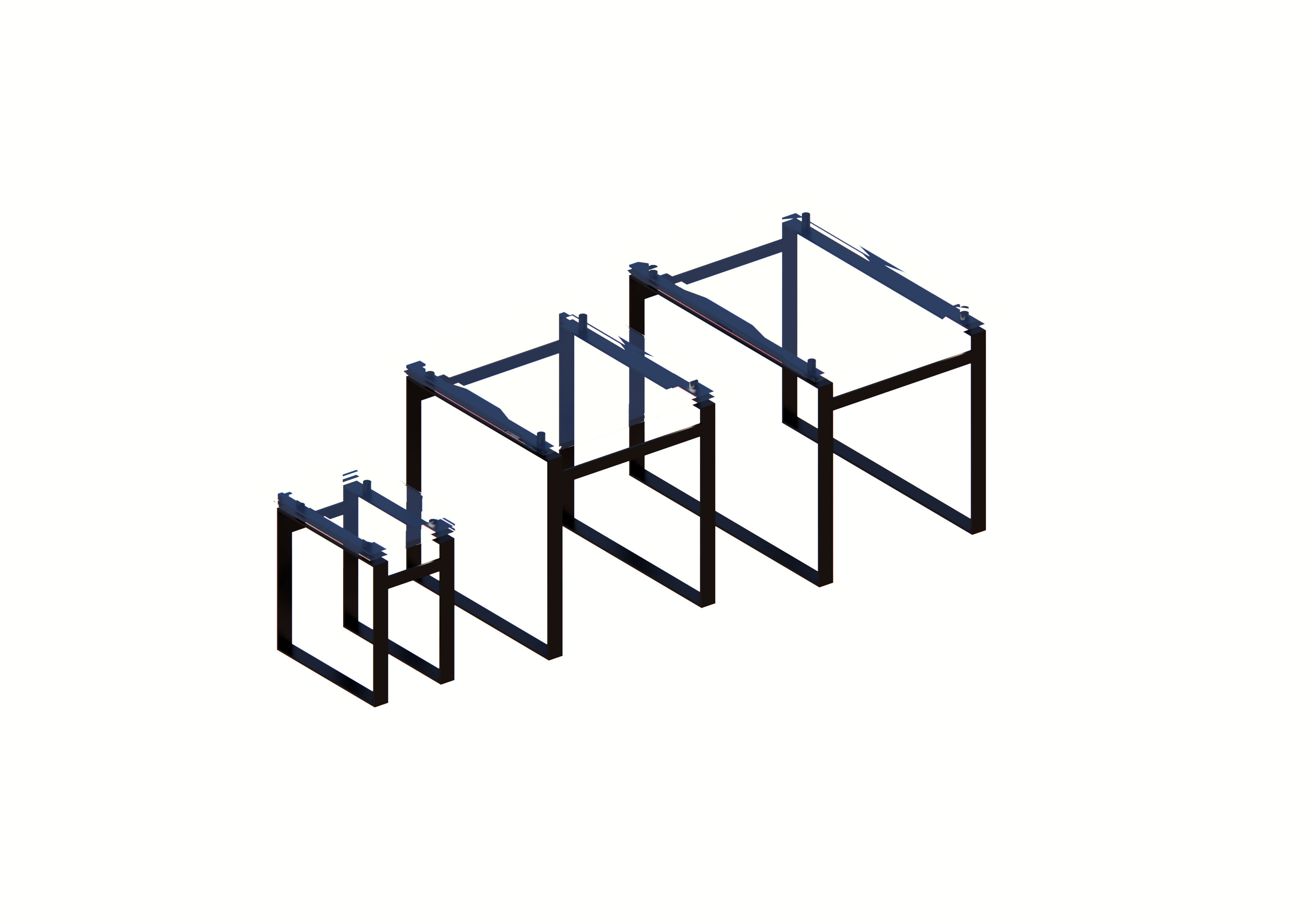 R Side Table/Bedside Vidre 3 Sizes