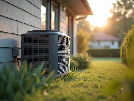 An HVAC unit installed by Triangle services, SC