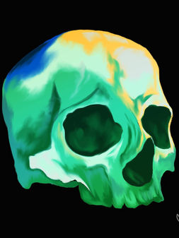 Algae Skull