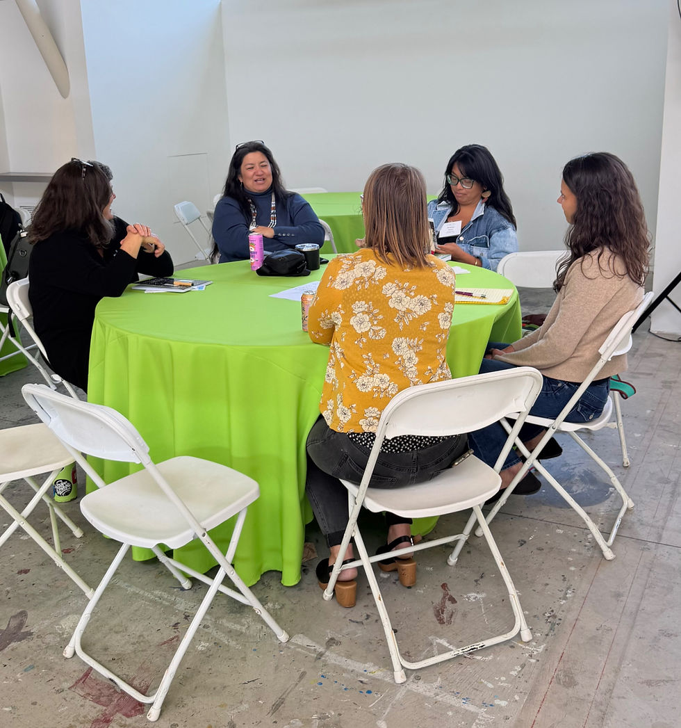 Photo: Saundra Mitrovich, Restoring Right Relations Participant 2026 engaging with Right Relations 2026 participants