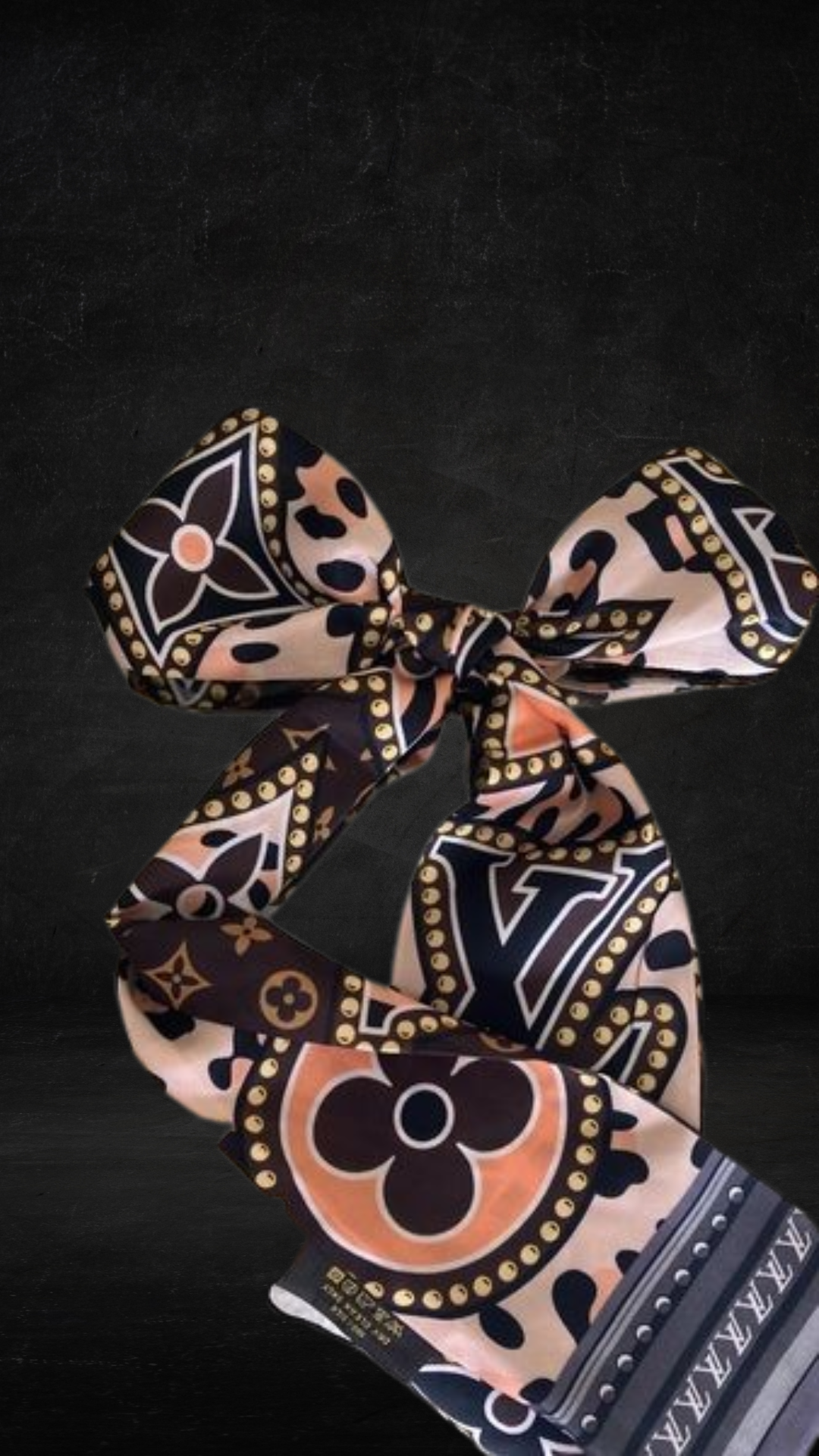 Lv scarf/hair accessory