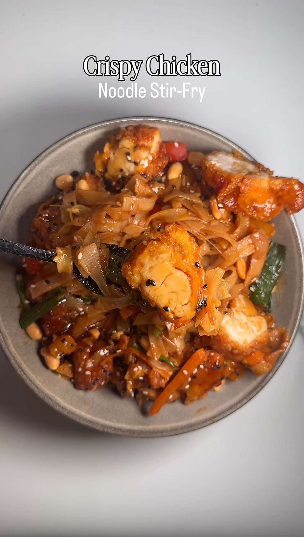 Stir-Fried Noodles mit Crispy Chicken
Stir-Fried Noodles with Crispy Chicken