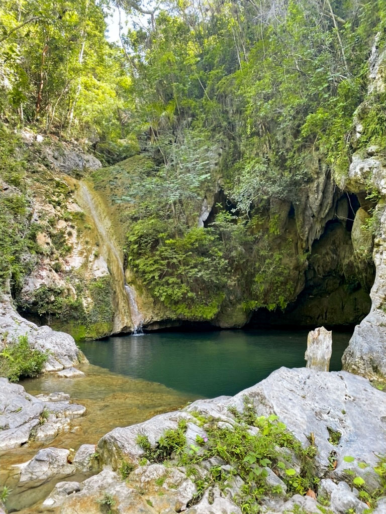 Cascata di Javira nel Parque Natural El Cubano
