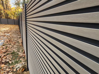 QueFence - Residential Two-Tone Composite Fence