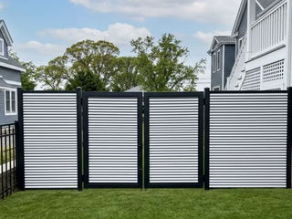 QueFence - Residential Two-Tone Composite Fence