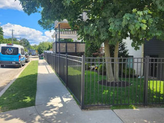 QueFence - Residential Black Aluminum Fence
