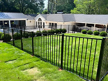 Residential & Commercial Black Aluminum Fence