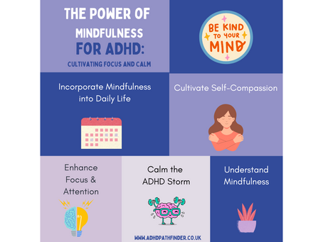 The Power of Mindfulness for ADHD: Cultivating Focus and Calm