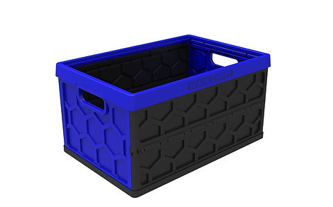 SpaceMade 12 gallon (46L) Collapsible Crate Blue | SpaceMade
