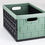 Thumbnail: SpaceMade 12 gallon (46L) Collapsible Crate Pastel Green