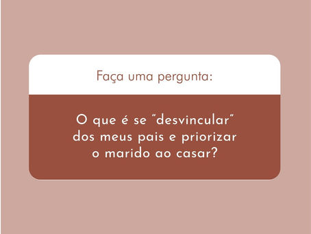 Como se "desvincular" dos pais: