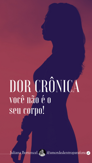 Dor crônica: você não é seu corpo!