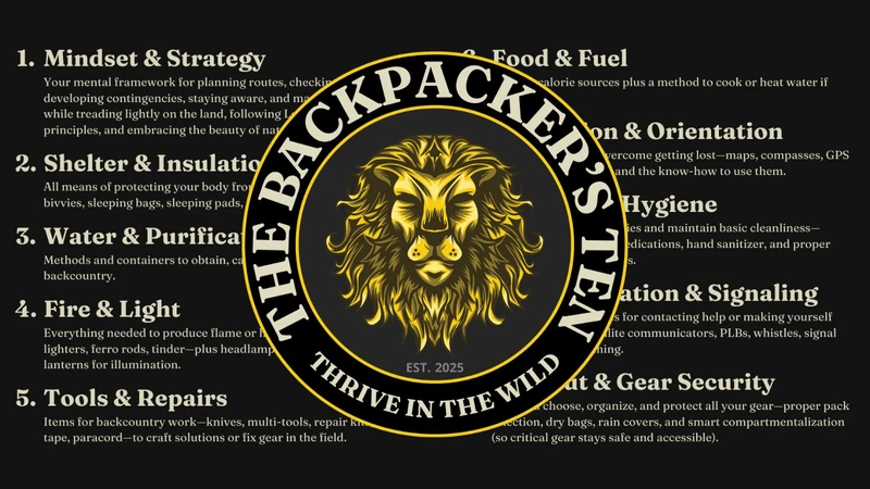 The Backpacker's Ten Online Course