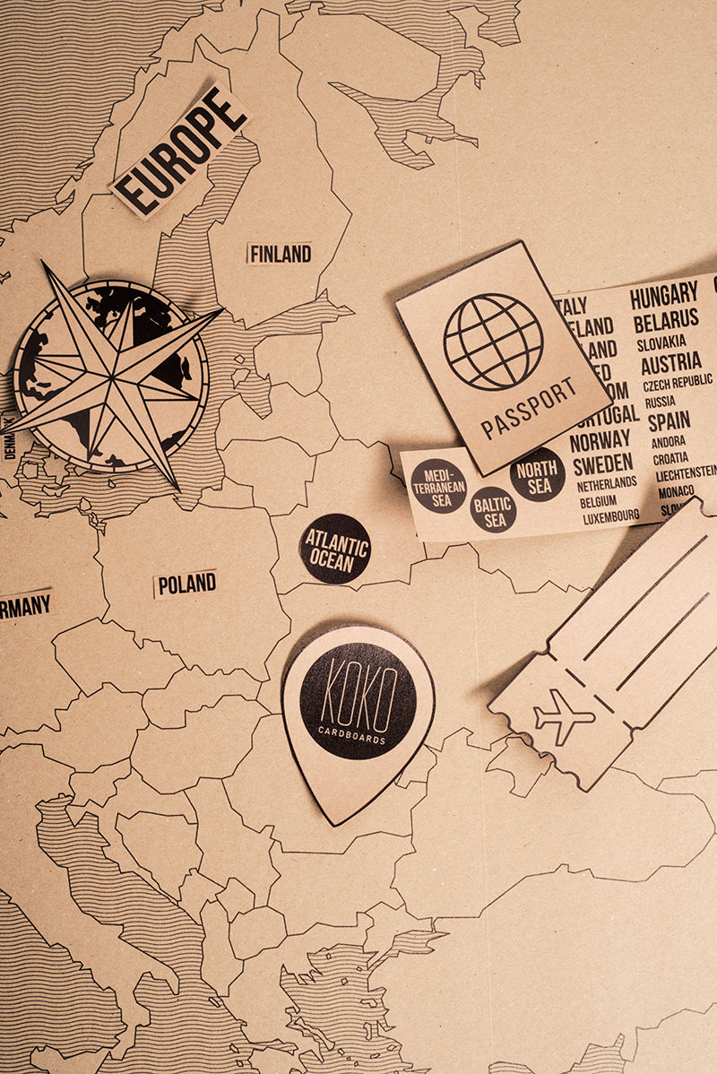 ערכה DIY מפת העולם