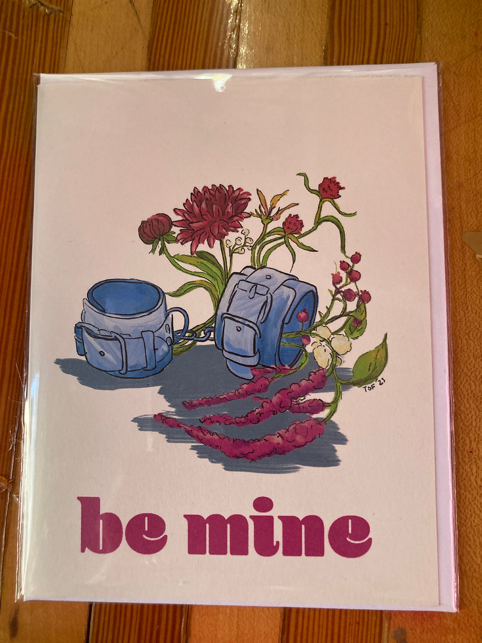 Thumbnail: Be Mine Cuffs- greeting cards