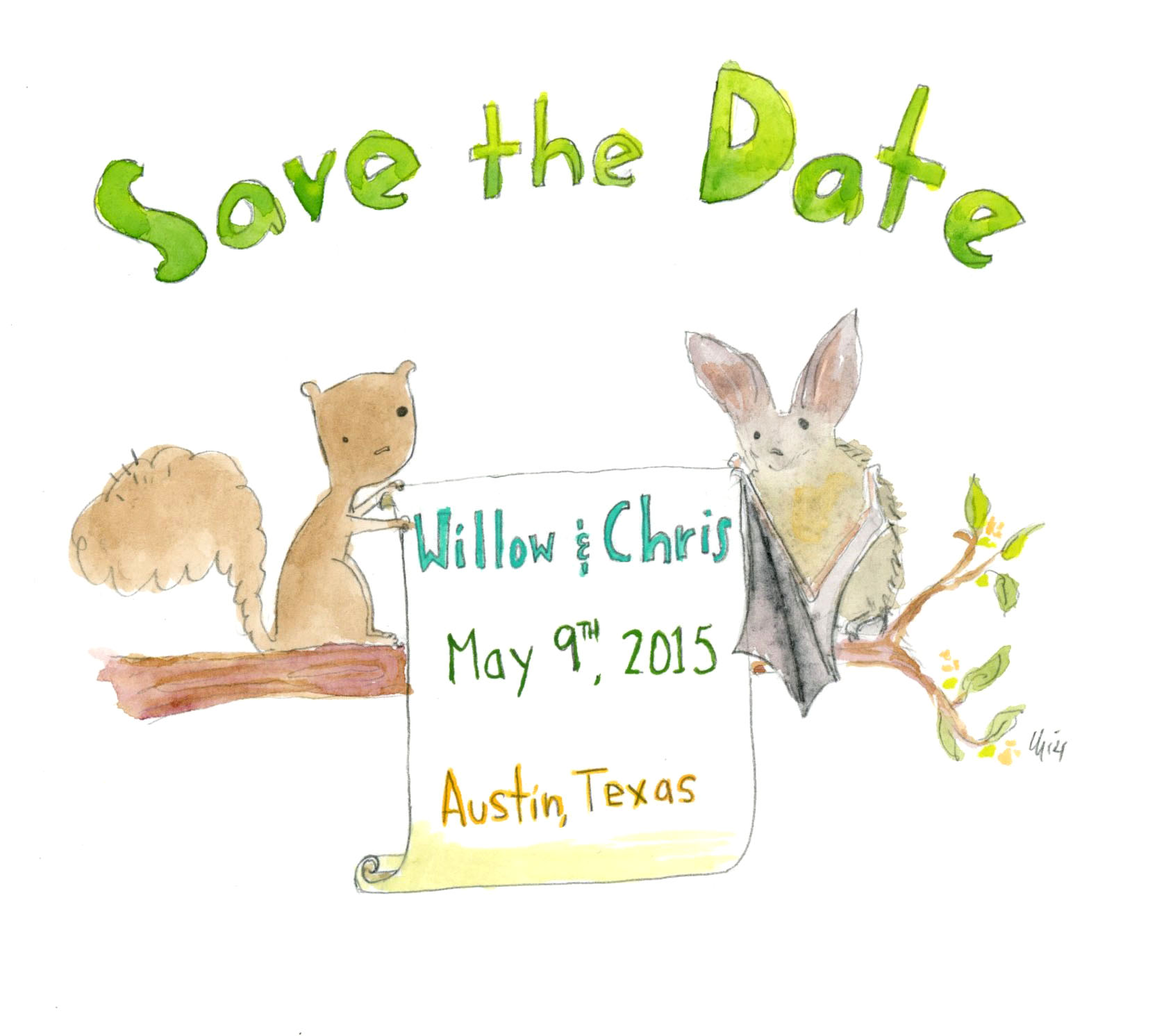 Austin Wedding Save the Date