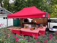 Carmelos mobile pizza truck in Cedar Grove, New Jersey