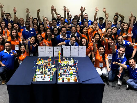 Fluxograma de Papéis de Supply Chain da Becton Dickinson com LEGO Serious Play