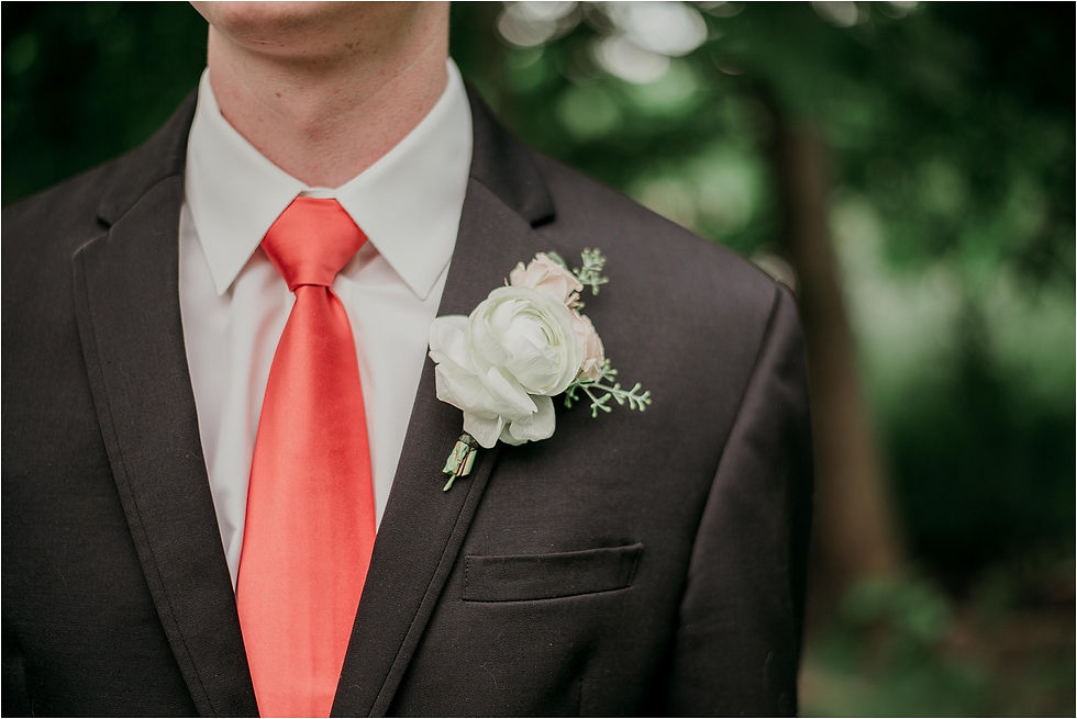 Rannunculus and Rose Boutonniere
