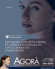 Copertina della sessione Discromie e pigmentazione, Congresso Agorà 2026