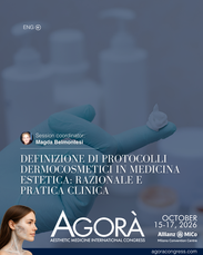 Copertina della sessione Definizione di protocolli dermocosmetici, Congresso Agorà 2026