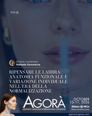 Copertina della sessione Ripensare le labbra, Congresso Agorà 2026