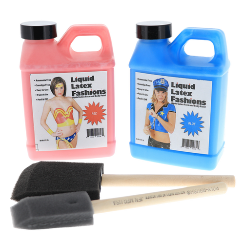 Body and Face Paint Mini Kit Liquid Latex Fashion