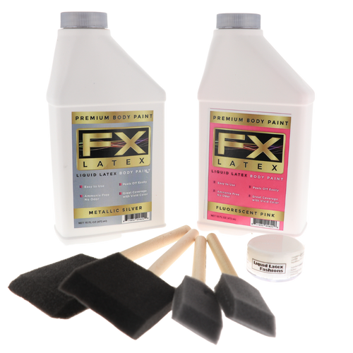 Body and Face Paint Kit Liquid Latex Fashion