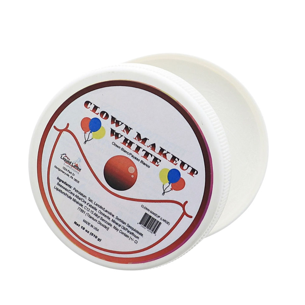 Thumbnail: White Clown Makeup - 18 Oz