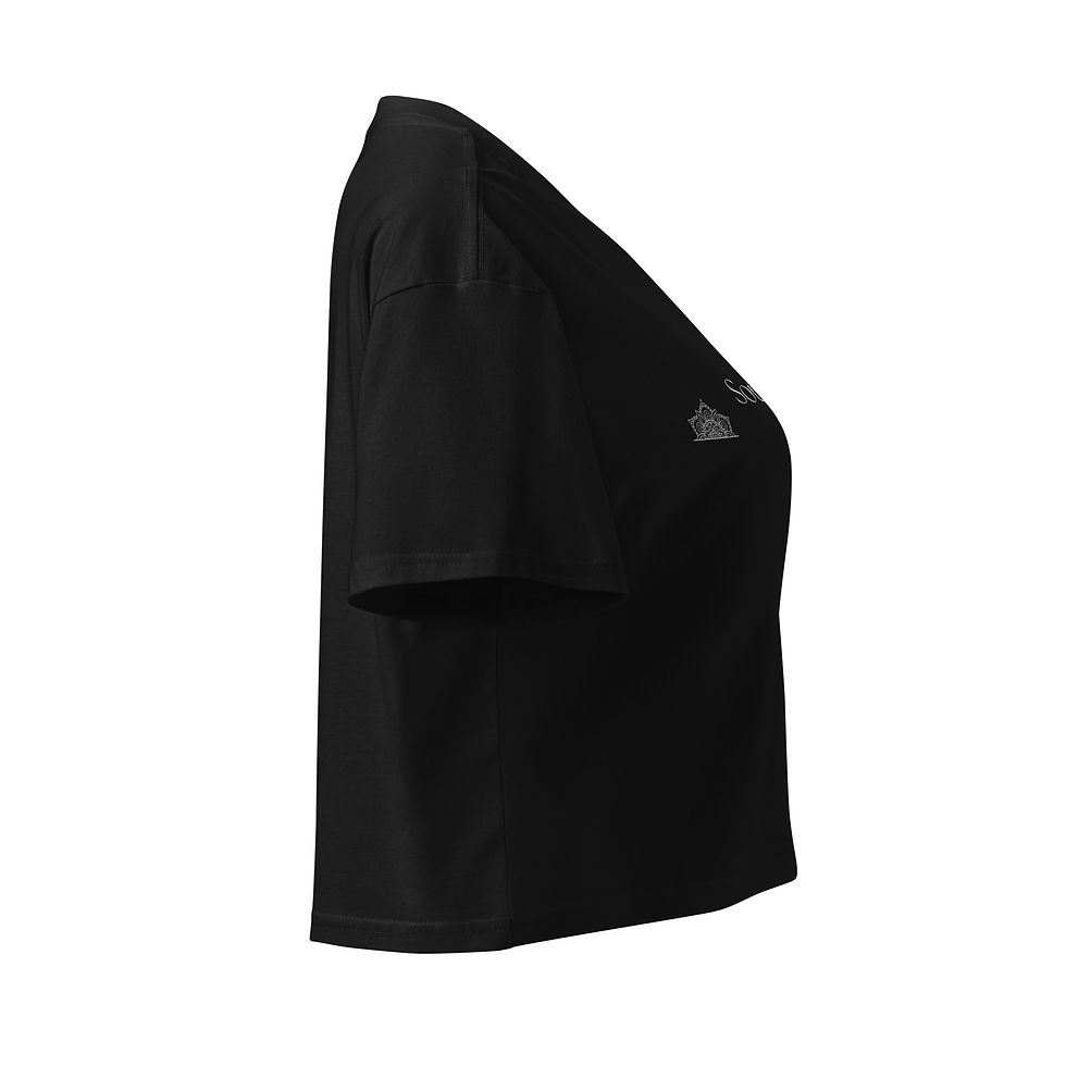 Thumbnail: Women’s crop top - Black