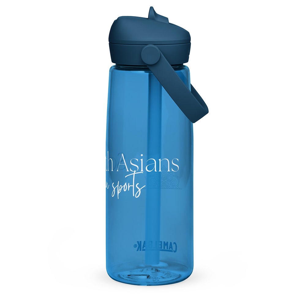 Thumbnail: Flip straw water bottle - Blue