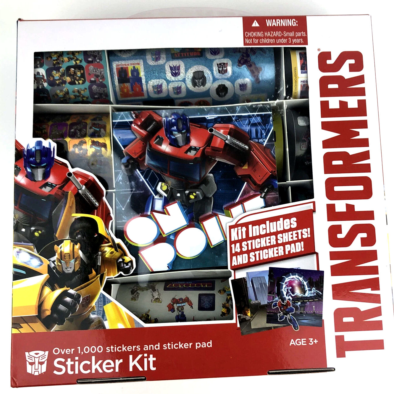 Transformers Ultimate Sticker Kit & Activity Pad (Over 1,000 Stickers)