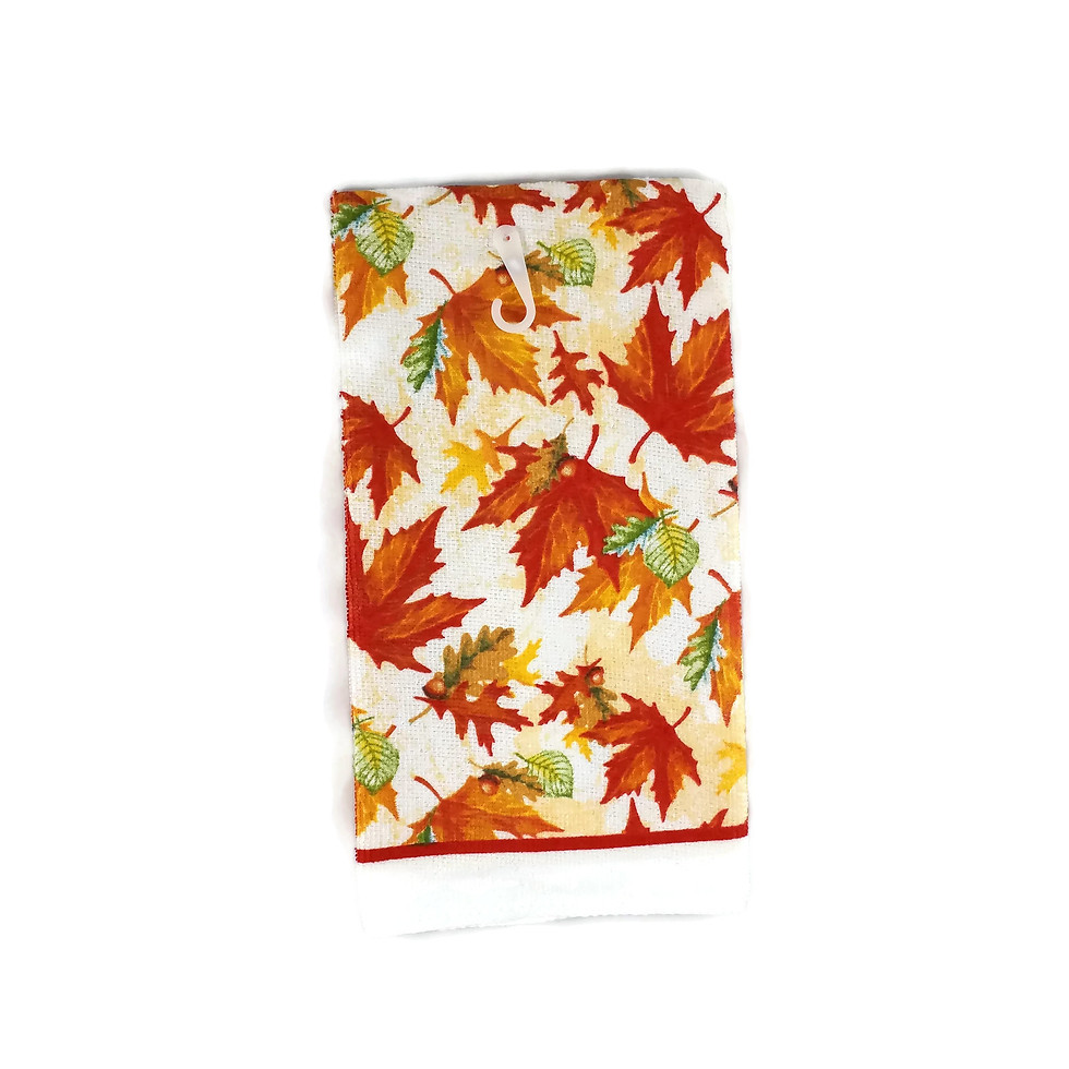Thumbnail: Autumn Theme Placemats 4 pc and Coordinated Kitchen Towel