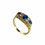 Thumbnail: Ceylon Sapphire and Diamond Ring