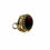Thumbnail: Irish Claddagh Charm with Garnet