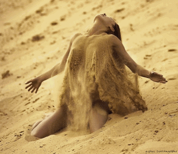 Gif - sand woman.gif