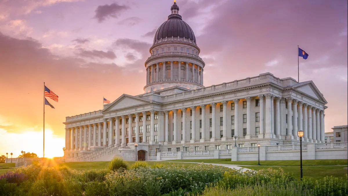 Salt-Lake-City-Utah-State-Capitol-United-States-of-America-designed-by-architect-Richard-K