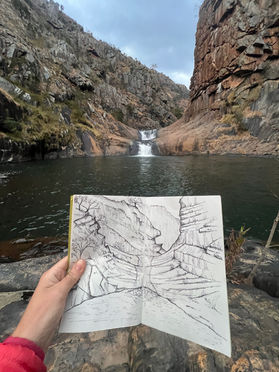 My luxury rucksack item is...My Sketchbook 