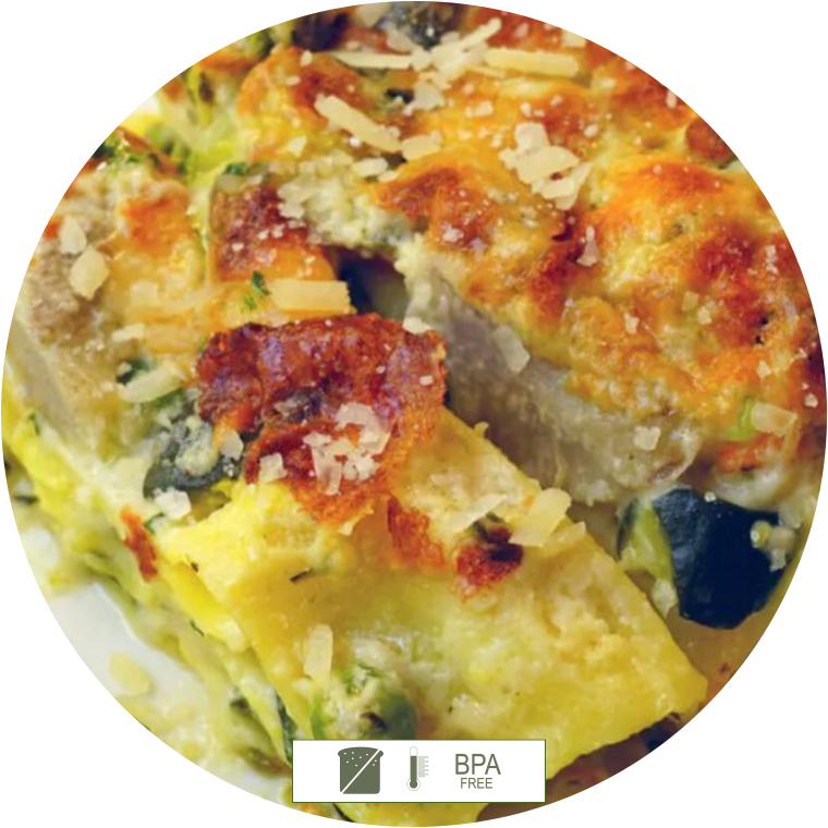 Lasanha de abobrinha 350g (lowcarb, sem glútem)