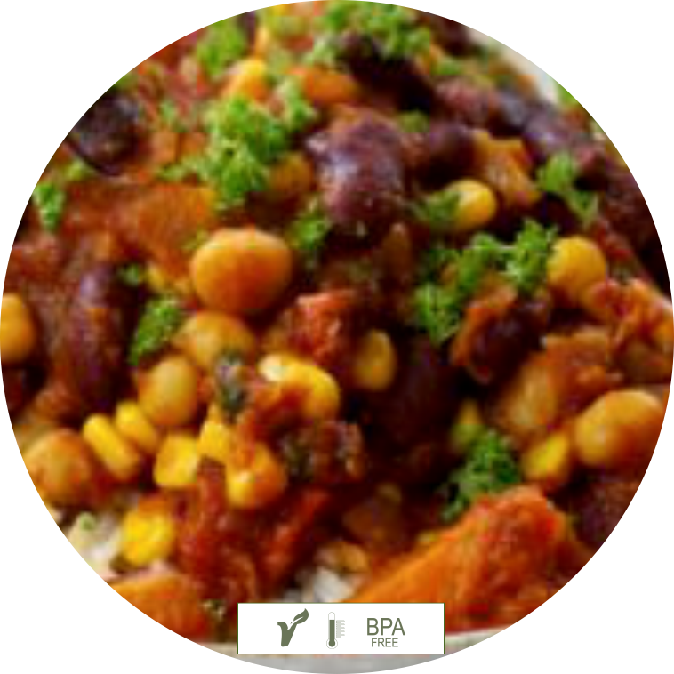 Chili sem carne com abóbora assada 250g