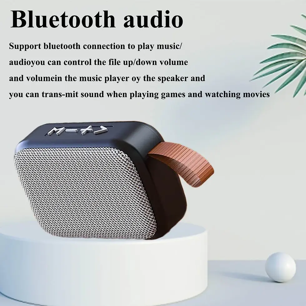 Thumbnail: G2 Mini Bluetooth 5.0 Wireless Speaker, Portable Oxford Loudspeaker With 3D